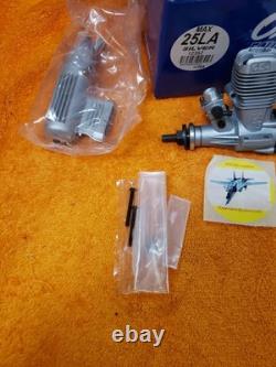 OS Engine OS max 25 LA Silver RC Motor New Model 12352