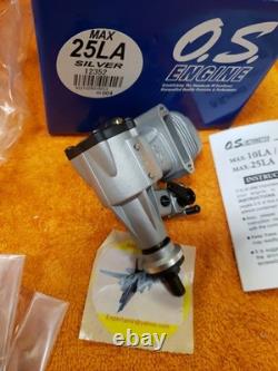 OS Engine OS max 25 LA Silver RC Motor New Model 12352