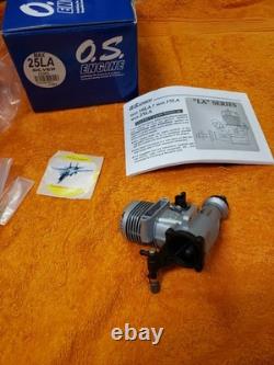 OS Engine OS max 25 LA Silver RC Motor New Model 12352