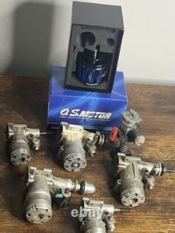 OS Engine OS max LA 40 RC Motor, Japan Model Airplane Engine lot of 7