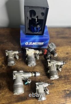 OS Engine OS max LA 40 RC Motor, Japan Model Airplane Engine lot of 7