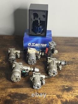 OS Engine OS max LA 40 RC Motor, Japan Model Airplane Engine lot of 7