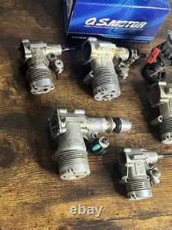 OS Engine OS max LA 40 RC Motor, Japan Model Airplane Engine lot of 7