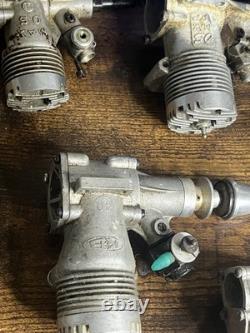 OS Engine OS max LA 40 RC Motor, Japan Model Airplane Engine lot of 7