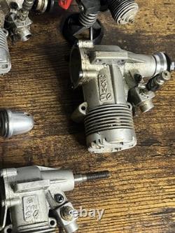 OS Engine OS max LA 40 RC Motor, Japan Model Airplane Engine lot of 7