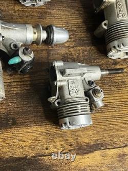 OS Engine OS max LA 40 RC Motor, Japan Model Airplane Engine lot of 7