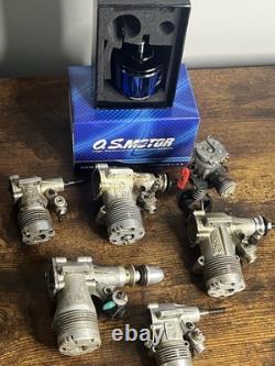 OS Engine OS max LA 40 RC Motor, Japan Model Airplane Engine lot of 7