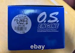 OS FS-26S-C Ver. 2 Four Stroke Nitro Methanol RC Car Model Engine Motor Glow
