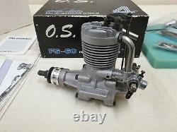 OS FS-60 open rocker four stroke model aircraft engine motor New in box