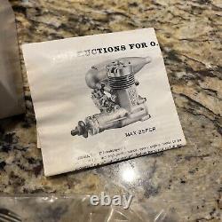 OS MAX 25 FSR RC Model Airplane Engine Radio Control Plane Motor Original
