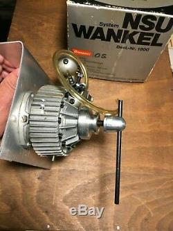 OS Wankel 4.9cc RC model rotary engine vintage Muffler motor & box