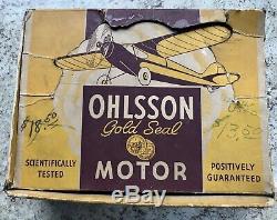 Ohlsson Gold Seal Motor in Box #5676 Model Airplane Engine
