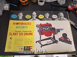 Old Revell model kit 14 Motorized Chrystler Slant Six Engine in box 1961 RARE