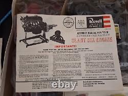 Old Revell model kit 14 Motorized Chrystler Slant Six Engine in box 1961 RARE