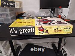 Old Revell model kit 14 Motorized Chrystler Slant Six Engine in box 1961 RARE