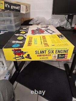 Old Revell model kit 14 Motorized Chrystler Slant Six Engine in box 1961 RARE