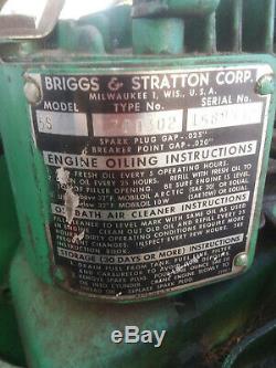 Original Antique Vintage Briggs & Stratton Model 5S Gas Motor Rare! /Reel Mower