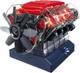 Playz Large V8 Engine Model Kit Build Your Own Mini V8 Engine Kit That Runs
