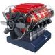 Playz V8 Combustion Engine Model Kit That Runs Stem Toy Adults Kids Visible 270