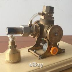 Powerful Hot Air Stirling Engine Model Toy Micro V-Engine Generator Motor with LED