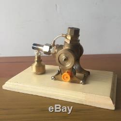 Powerful Hot Air Stirling Engine Model Toy Micro V-Engine Generator Motor with LED