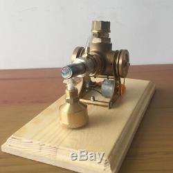 Powerful Hot Air Stirling Engine Model Toy Micro V-Engine Generator Motor with LED