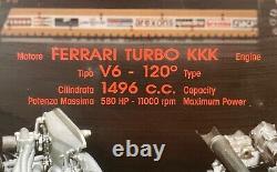 Protar Ferrari Motor Engine Model 112 Scale #188E Metal Made in Italy NIB
