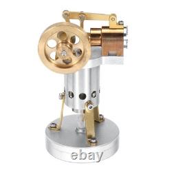 R06 Mini Stirling Engine Model Brass & Stainless Steel Desktop Motor