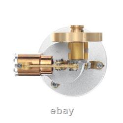R06 Mini Stirling Engine Model Brass & Stainless Steel Desktop Motor