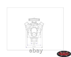 RC4WD 1/10 Scale METAL V8 ENGINE #Z-S1043
