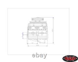 RC4WD 1/10 Scale METAL V8 ENGINE #Z-S1043