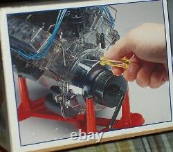 REVELL GIANT SIZE 1/6 SCALE V-8 ENGINE/MOTOR PLASTIC MODEL KIT w MOVING PARTS