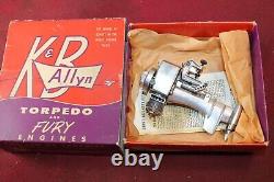 Rare 1956 K&b Allyn Sea Fury 049 Outboard Model Boat Marine Engine Gas Powered