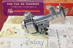 Rare 1956 K&b Allyn Sea Fury 049 Outboard Model Boat Marine Engine Gas Powered