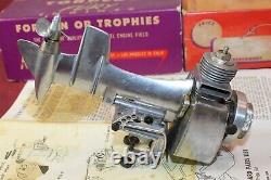 Rare 1956 K&b Allyn Sea Fury 049 Outboard Model Boat Marine Engine Gas Powered