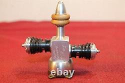 Rare Barnette Cox Opposed Twin 2x 049 0.10 Thimble Drome Model Airplane Engine