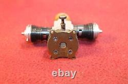 Rare Barnette Cox Opposed Twin 2x 049 0.10 Thimble Drome Model Airplane Engine