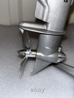 Rare Indian Silver Arrow model outboard motor engine by Ted Maciag & Profi M. E