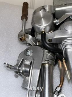 Rare Indian Silver Arrow model outboard motor engine by Ted Maciag & Profi M. E
