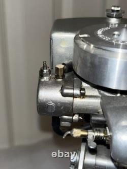 Rare Indian Silver Arrow model outboard motor engine by Ted Maciag & Profi M. E