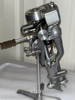 Rare Indian Silver Arrow model outboard motor engine by Ted Maciag & Profi M. E