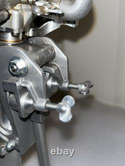 Rare Indian Silver Arrow model outboard motor engine by Ted Maciag & Profi M. E