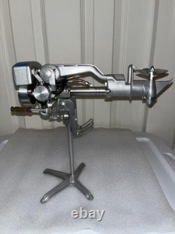 Rare Indian Silver Arrow model outboard motor engine by Ted Maciag & Profi M. E