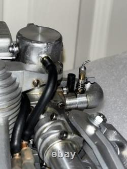 Rare Indian Silver Arrow model outboard motor engine by Ted Maciag & Profi M. E