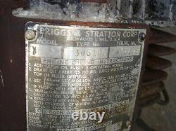 Rare Vintage Briggs & Stratton Engine Gas Motor Model N Lot #1