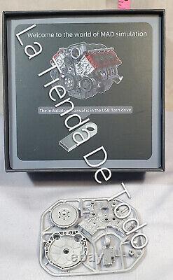 Rc Car V8 Engine Simulation For Mad Model Collectors Fans Read