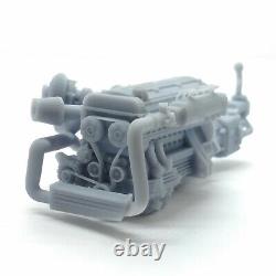 Resin Nissan Skyline R33 Twin Engine Motor Diecast for Model Kits 132-18 Scale