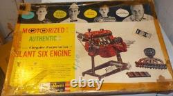 Revell 1961 Chrysler Slant Six Motorized Engine 1/4 Scale w bonus