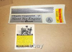 Revell 1961 Chrysler Slant Six Motorized Engine 1/4 Scale w bonus