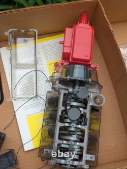 Revell 1/4 Scale Visible V8 Engine VINTAGE Original Box PARTIAL Build